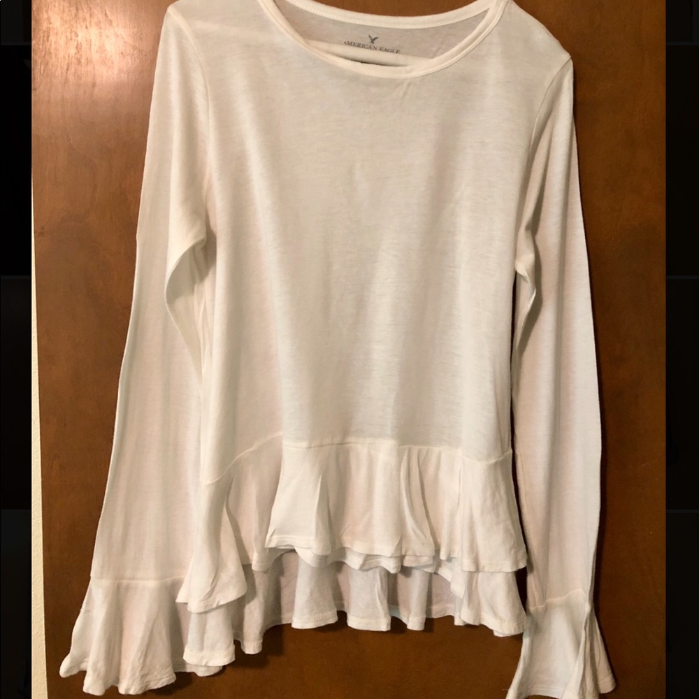 American Eagle White Blouse